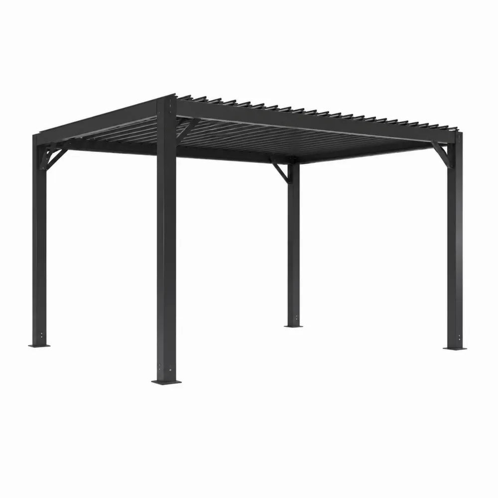 Pergola Aluminiowa Prostokątna Antracyt 300x400 cm
