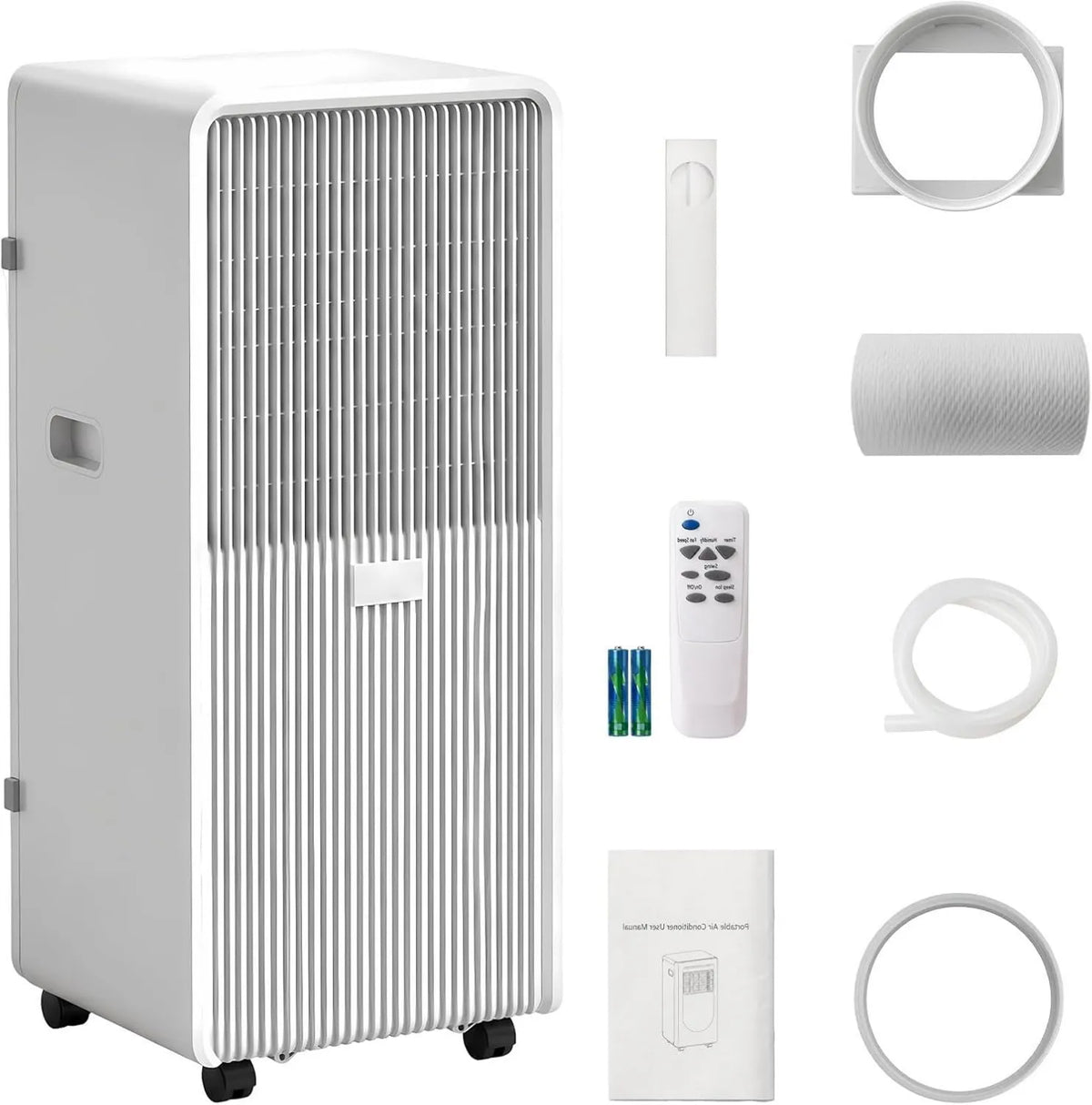 KAIKAFEI klimatyzator przenośny, Klimatyzator, Koła Podróżne, Clem Mobile Compact dla mieszkania