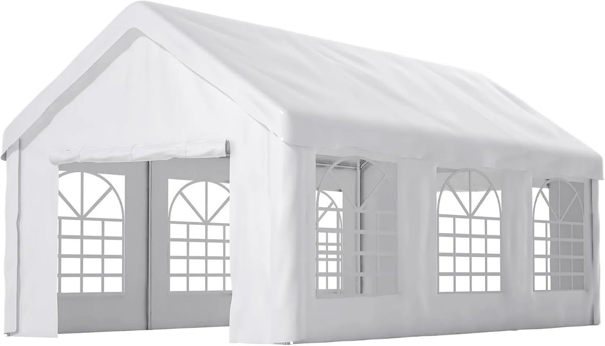 Płyta gazowa, 283 cm, 3 x 6 m, 598 x 299 x 283 cm, Garaż namiotowy 3 x 6 m, zdejmowane ściany boczne do samochodów SUV