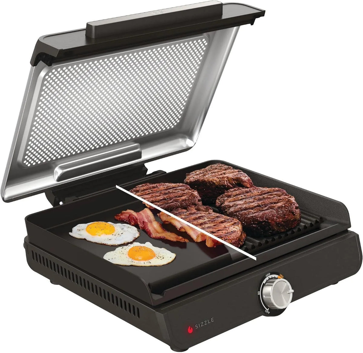 NINJA grill elektryczny, GR101EU Zmywarka, grill, Sizzle Elektryczny grill, anty-stick grill