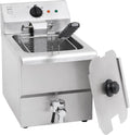 METRO Professional, METRO profesjonalny Stal nierdzewna GDF5008, srebro, do profesjonalnego smażenia elektrycznego, 5 x 54, 5 x, 42, 7 cm
