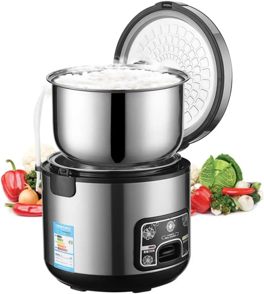ZHANGMIN ryżowar, Piekarnik, elektryczna kuchenka ryżowa, 2 l, 240 V, powłoka nienakładająca się, stal nierdzewna, funkcja ogrzewania