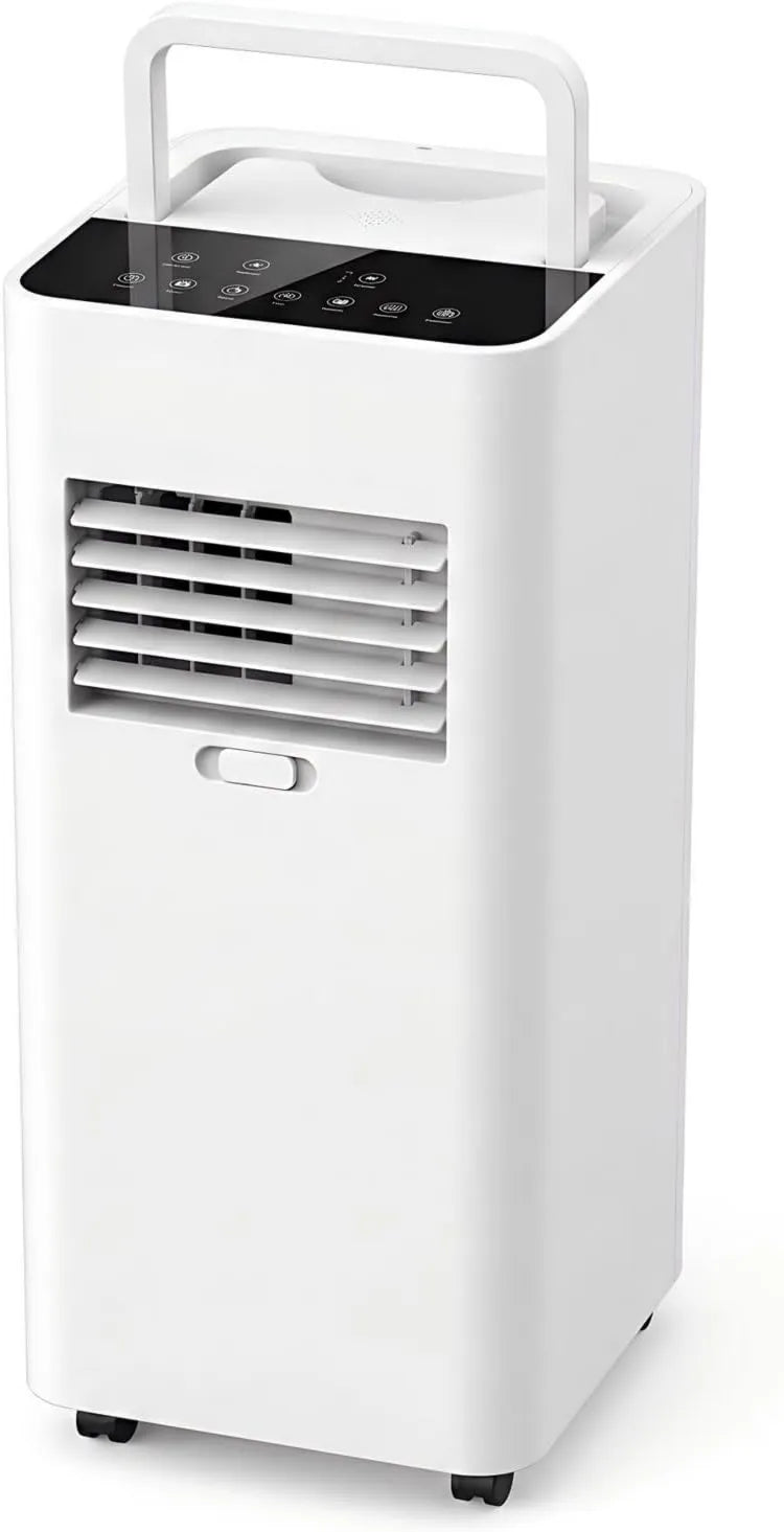 Generic klimatyzator przenośny, Klimatyzator 24H, 30 dB, przenośny, licznik czasu, inteligentny agregat AC z szybkim chłodzeniem, 9 m², osuszacz, wentylator, zestaw okien