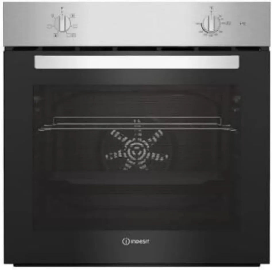 Indesit piekarnik do zabudowy, Piec elektryczny IB25REX, 66 l, 2500 W, zwrotny, szary