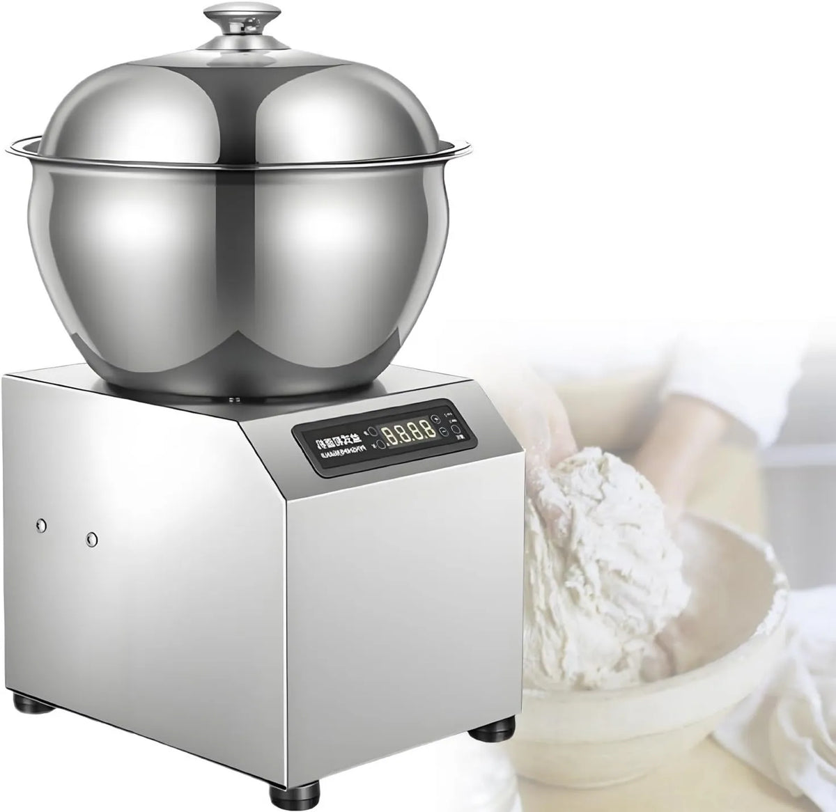 GLBMXDD robot kuchenny, Uchwyt, 2200 W, 8 kg, licznik czasu, restauracja, stal nierdzewna, piekarnie