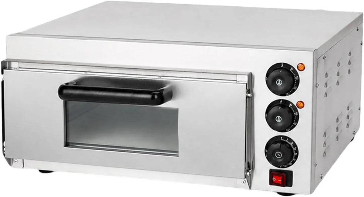 Generic, Elektryczny mini piekarnik do pizzy, profesjonalny, wyjmowany, stal nierdzewna, maksymalna temperatura 350°C, Pizza maszyna, elektryczny blat piekarnik