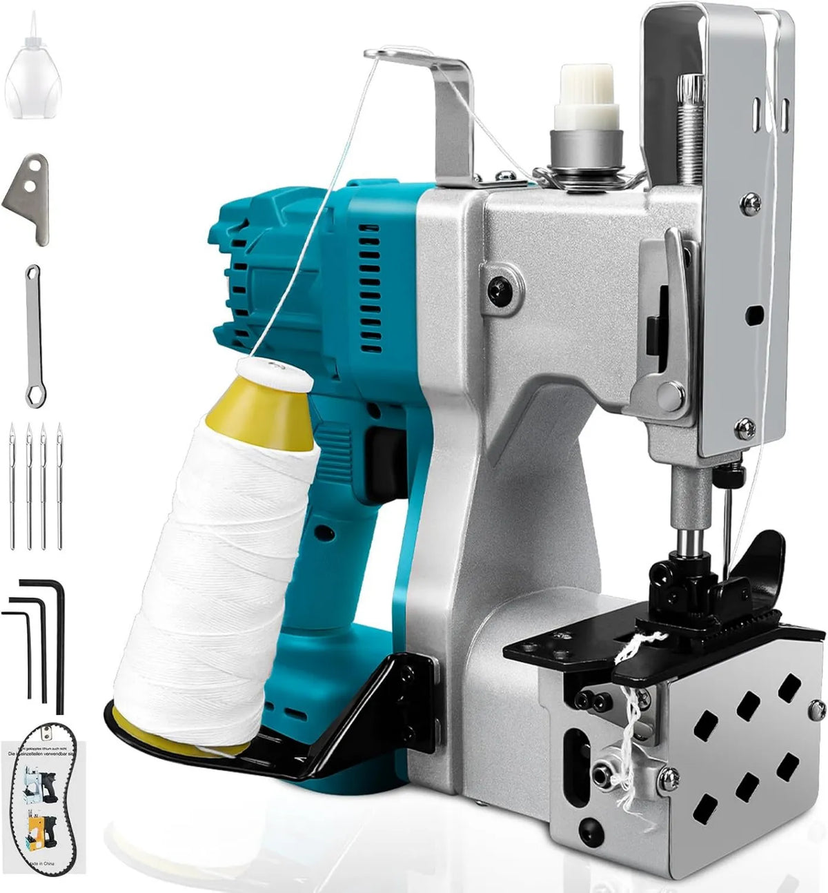 Kistrba, Makita Maszyna do szycia, Bateria, Przenośna, Elektryczna Maszyna do szycia, 18 V, bezprzewodowy, do Makita 18 V Bateria