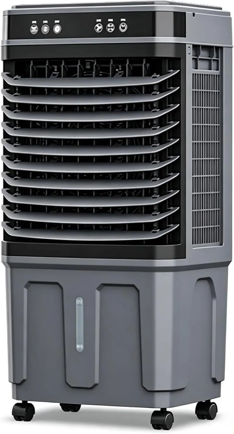 XGQXZWC klimatyzator przenośny, Klimatyzator 20 / 30 / 40 / 50 l 12h, 100x43 cm, 50 l, zegar, przemysłowe, 3 prędkości, duży zbiornik 20/30/40/50 l