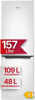 Lodówka z zamrażarką, 3840 W, Amica AKG lodówko-zamrażarka 3840 W/podwójne drzwi / 144, / biała/mniej rozmrażania dzięki FrostControl