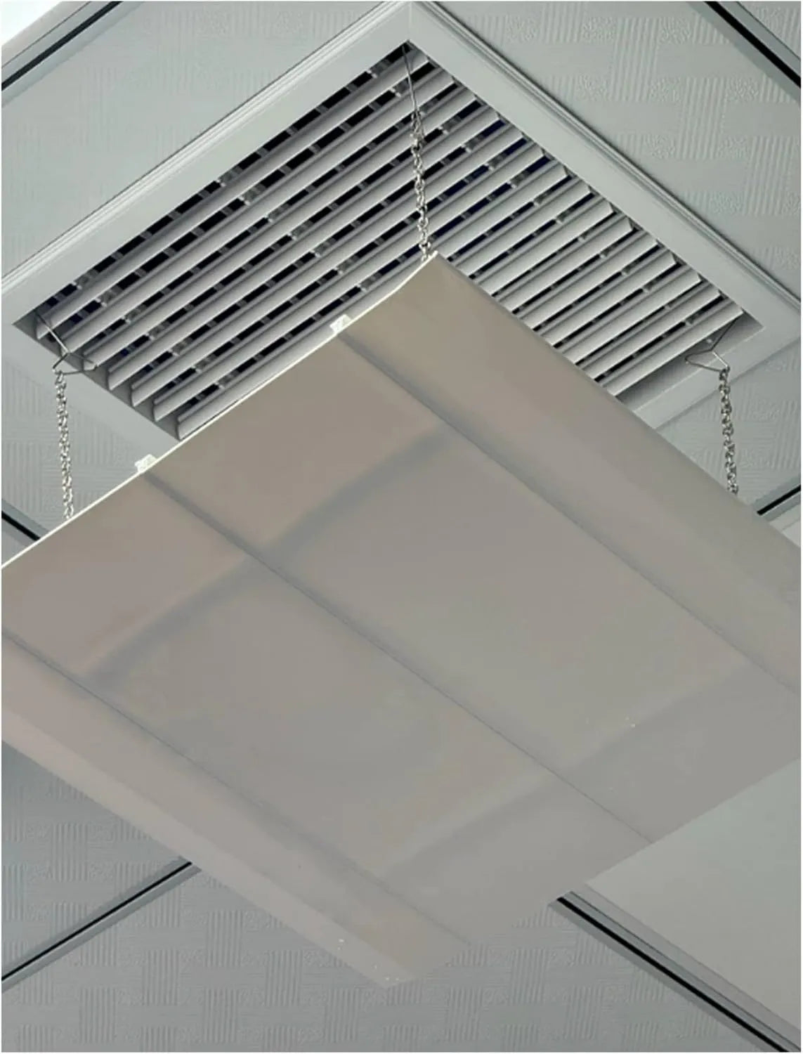 FOELANNE, model 17.7x17.7in, sufit AC 11, 23, 6 cali: deflektor wiatrowcowy, deflektor powietrza ABS sufit C.A
