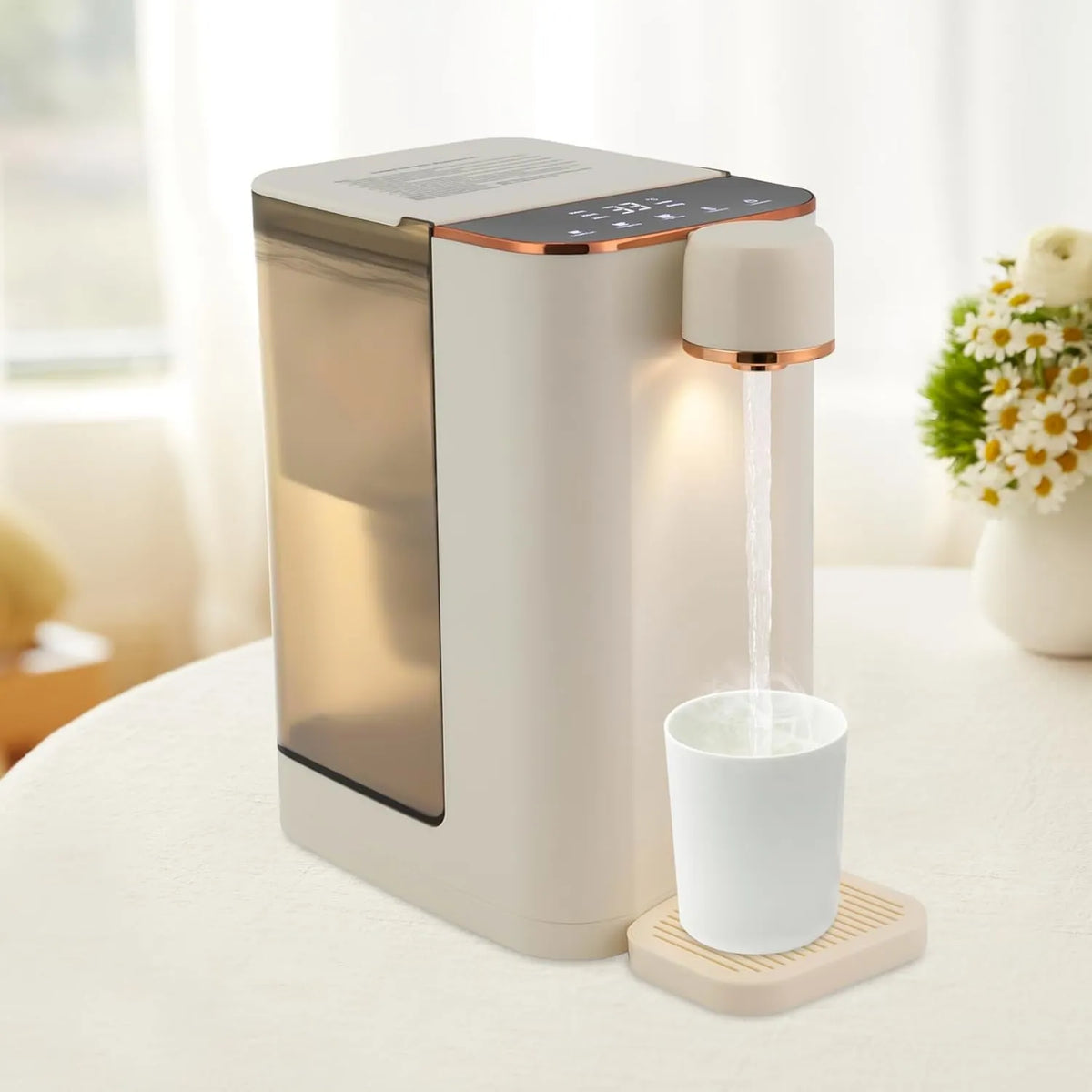 CuCummoo, Dispenser, 3 l, 2000 W, 2 strefy temperaturowe, do domu
