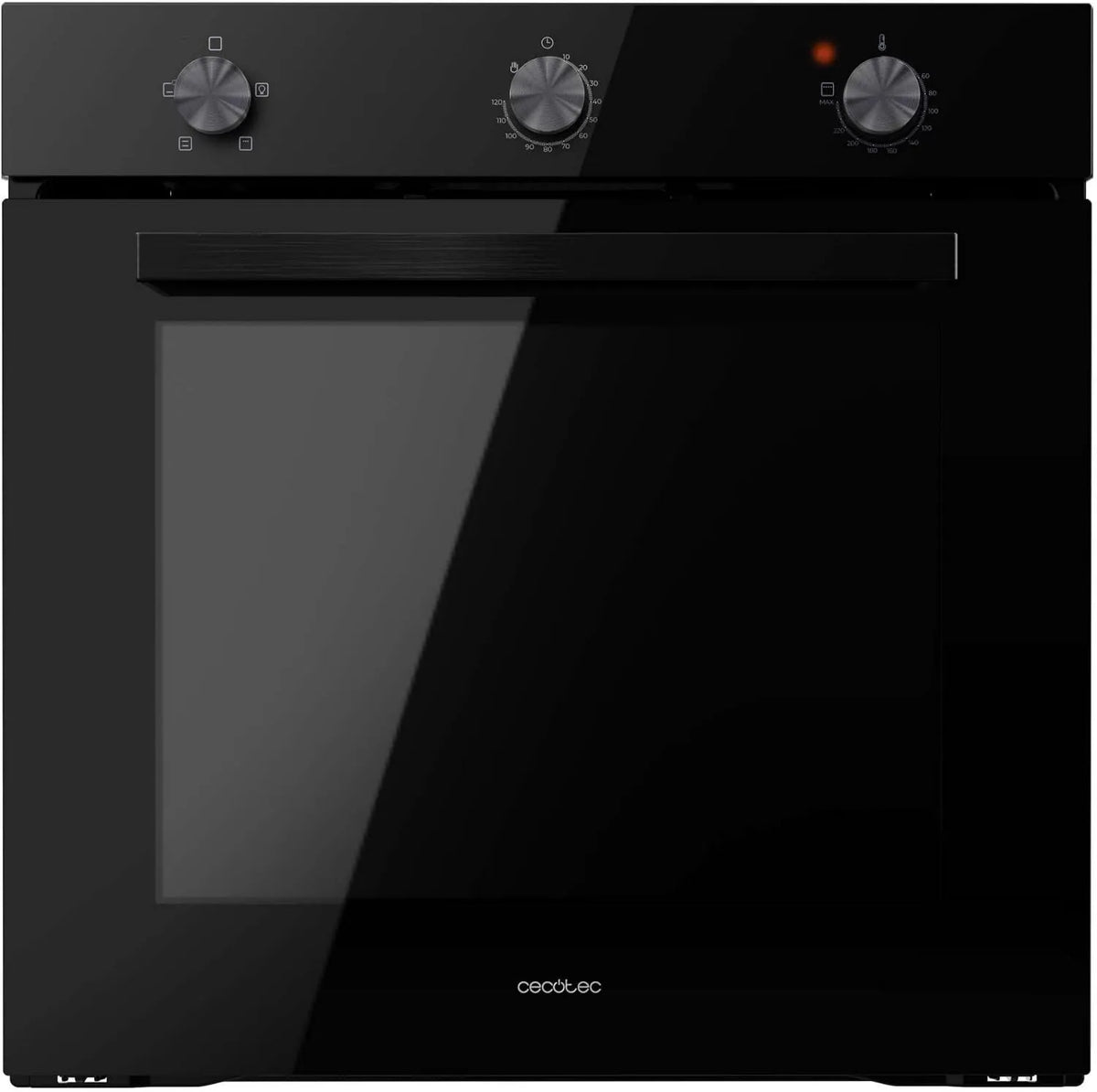 Cecotec mini piekarnik, Bolero Hexa C136000 Elektryczny piekarnik, 77 l, 2800 W, 4 programów, klasy E-, do zabudowy, minutnik, para, czarny, 4 funkcje