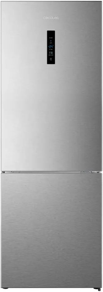 Cecotec lodówka, Bolero CoolMarket Combi, 495 l, bez mróz, stal nierdzewna, Wysokość 200 cm i 70 cm Szerokość, Chłodzenie wielofunkcyjne, System Multi Air