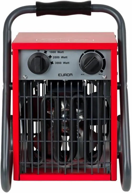 Eurom, 3000wat, 3000 W, przemysłowe, czerwone 3000watt