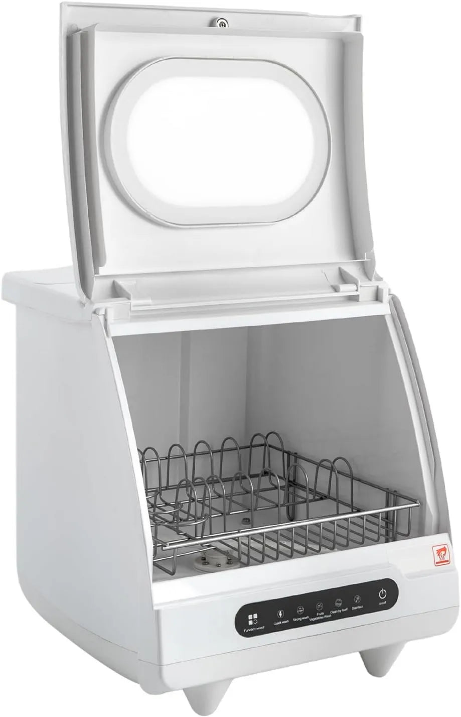 WDZCZDoo zmywarka przenośna, Zmywarka, 800 W, 5 programów, kemping, temperatura mycia 72°C, mini zmywarka z 5 programami