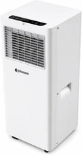 J Johnson klimatyzator przenośny, ALPES9 Klimatyzator, klasa energetyczna E, przenośny, dioda LED, 2236 Lodówki, Zdalne sterowanie, osuszacz powietrza i Wentylator, Zestaw okien