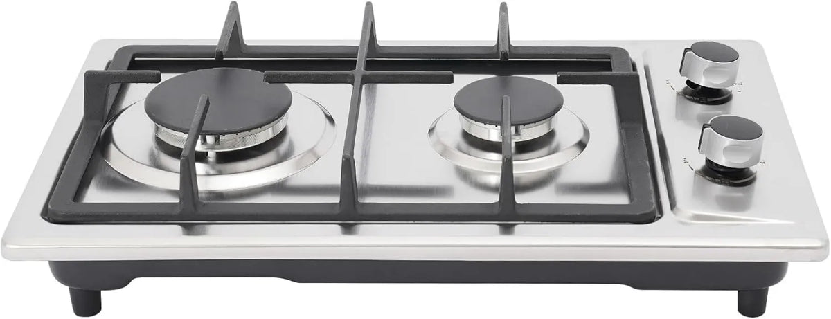 czyuRachel płyta grzewcza, Płyta gazowa, wbudowana, blat, kompaktowa konstrukcja 51 x 31, 75 kW, 3 kW + 1, z zaworem