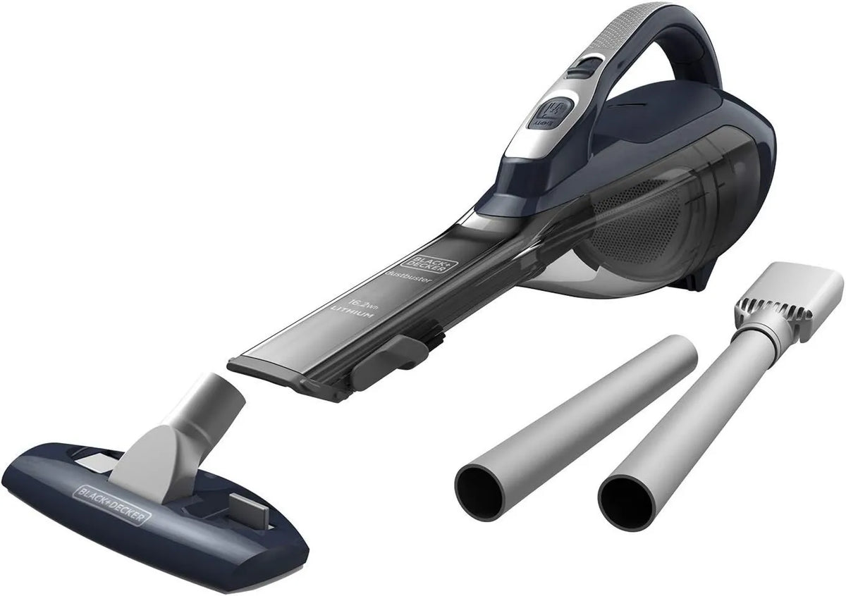 DVA315JF-QW odkurzacz ręczny, 10,8 V, 16,2 Wh, 500 ml, Black + Decker 2 w 1 miotła do ładowania o pojemności 10,8 V