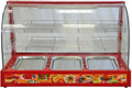 KuKoo, Płyta grzewcza w formie bufetu, 90 cm, 1200 W, ciasto, stal nierdzewna, czerwona, mieszkanie z witrażem, ogrzewacz 90 cm w stali nierdzewnej czerwony 2 poziomów