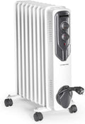 TROTEC grzejnik elektryczny, 2000 W, TRH 20, kółka ruchome, termostat, 3 poziomów ogrzewania, 4 kółka obrotowe