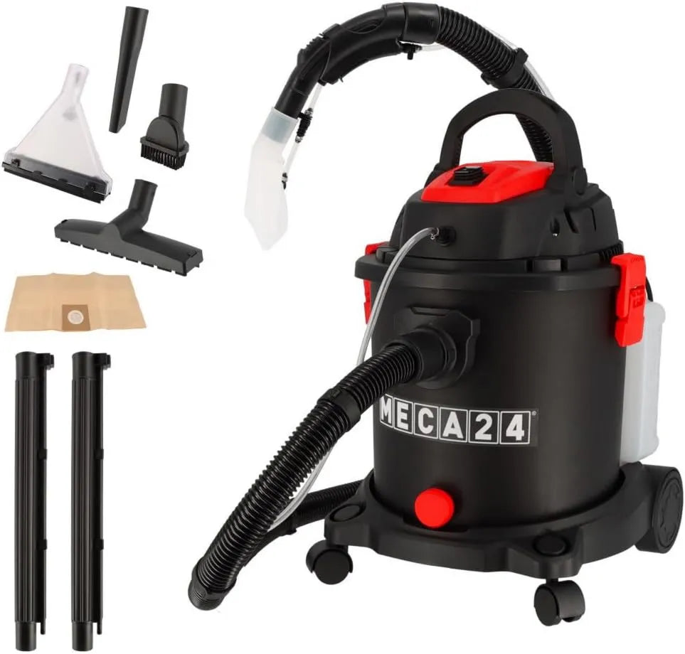 MECA24, Odkurzacz, 20 l, 1200 W, odkurzacz 3in1, ssawka elektryczna, wtryskiwacz do wyciągarek 3en1