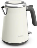 Tefal, czajnik elektryczny owy, wymienny, stal nierdzewna, biały