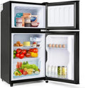 Merax minilodówka, Zamrażarka, 60 l, klasa energetyczna D, 2 strefy temperaturowe, 38 l komora lodówek, 7 poziomów temperatury, Lodówka