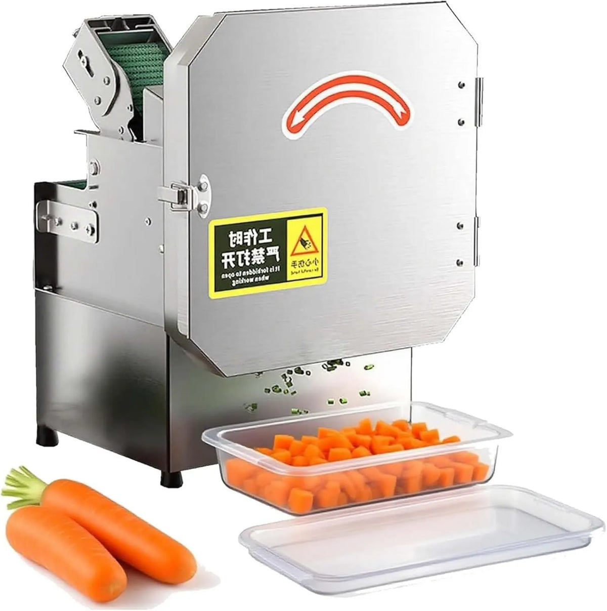 zhenmaster krajalnica, 150- 300 kg / h Yield, dla Ideal Restaurant Hotel Cantine Collective Kitchen, Przemysłowy Elektryczny 300 W, Multifunction Pro Grubość Slicer 150-300 kg/h