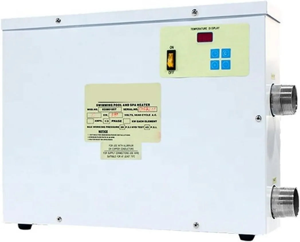 Grzejnik, 15 kW, 60 kW, 490 mm, Elektryczna pompa ciepła do basenów, wysokowydajny grzejnik basenowy do basenów mieszkalnych i spa