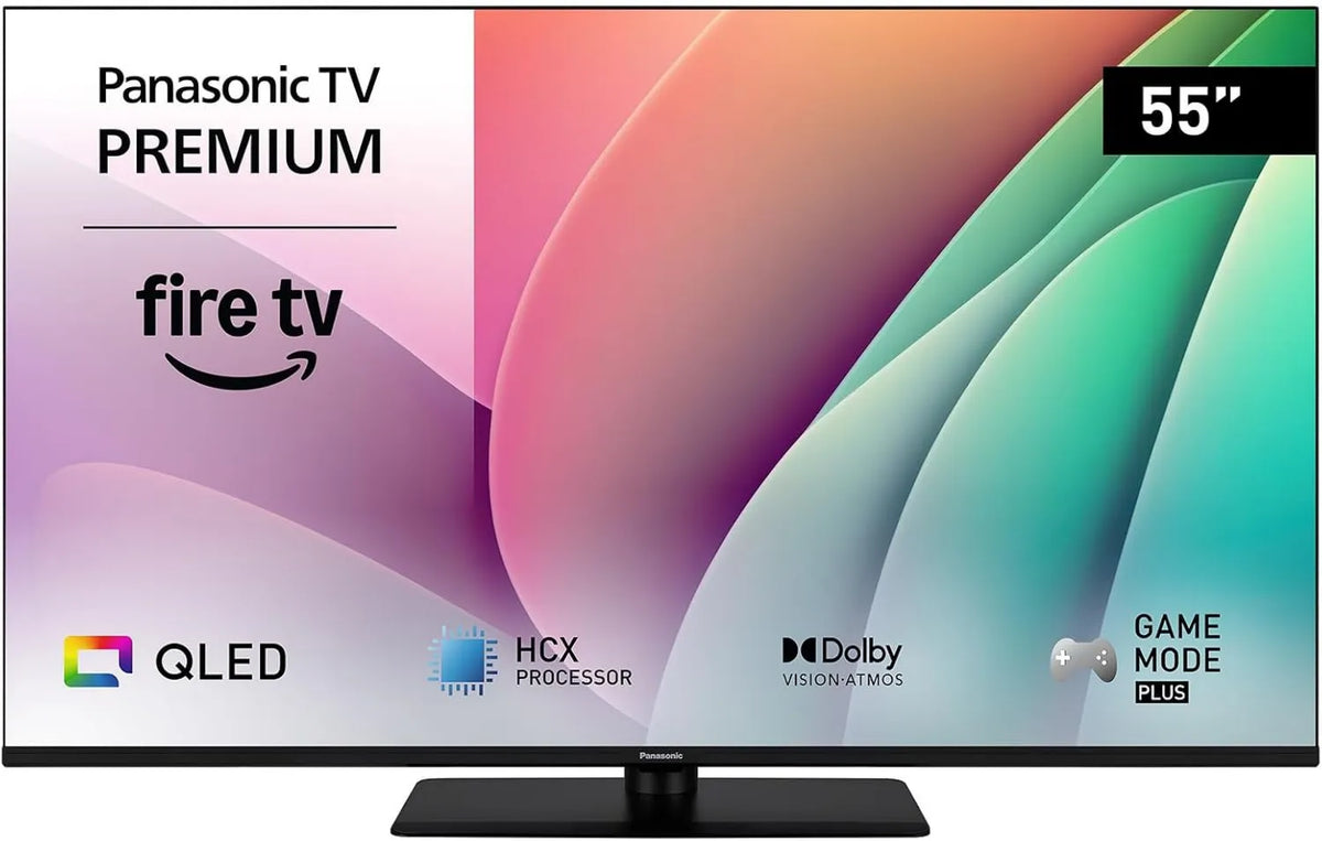 Panasonic, TV-55 W80AEZC Smart TV, 55 cali, TV, 4K UHD, QLED, Dolby Vision & Atmos, W80 Series, Controle Vocal Alexa, Game tryb Plus, Airplay