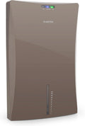 KLARSTEIN osuszacz powietrza, Denawilżejnik, 2 l, 70 W, duży zbiornik, tłumik, szary, działa LED, 2 l zbiornik wodny