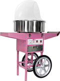 RCZC-1200E, 1200 W, 52 cm, Royal Catering, Maszynka do waty cukrowej z wozem, Pokrywa w zestawie