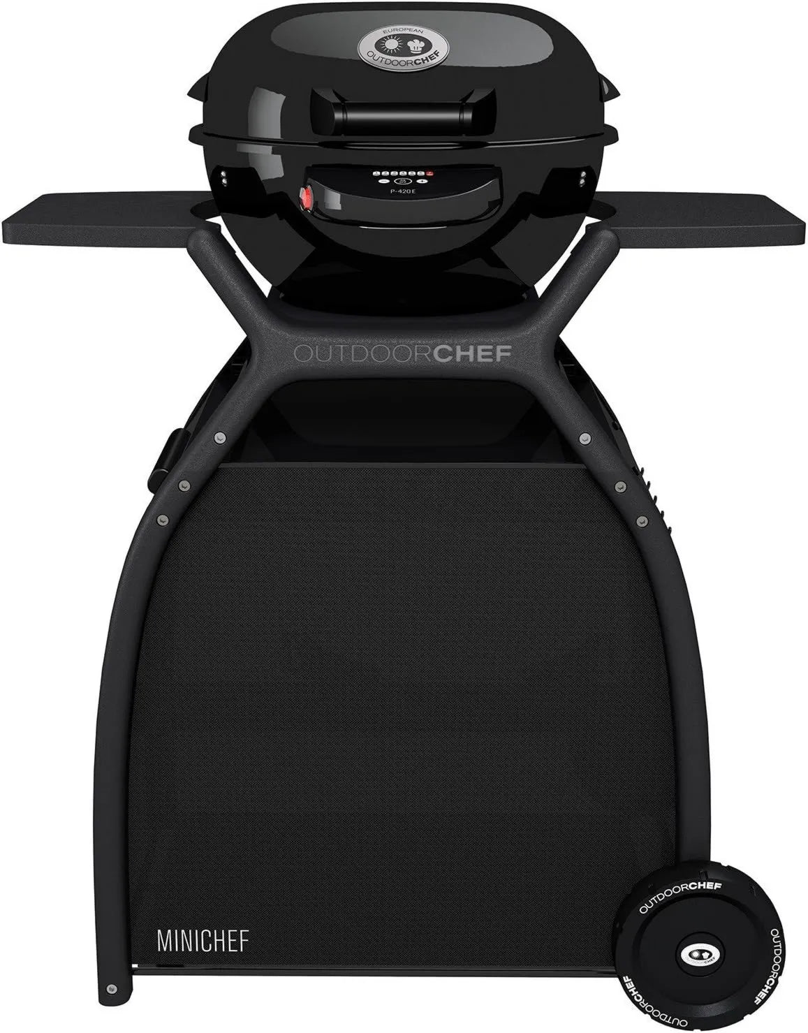 Outdoorchef, P 420 Plus Station, Grill, 69 x 58 x 100 cm, plener, czarny
