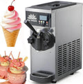 ZIXIAOS, kostkarka do lodu, lodu i sorbetu, 3, 5 l, 450 W, LCD, profesjonalny, restauracja, szary, dla restauracji i przekąsek Grey