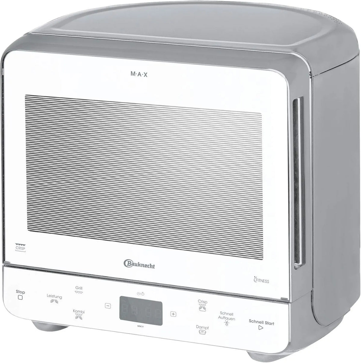 Bauknecht, Kuchenka mikrofalowa, 13 l, 700 W, para, grill, rozmrażanie, szybkie zamrożenie, biały, funkcja Crisp, super kompaktowa konstrukcja