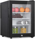 Generic minilodówka, Zamrażarka, 30 l, 400 x 398 x 480 mm, 28 dB, tłumik, 1 kWh co 3 dni, pojemność 30 l, szklane drzwi z zamkiem
