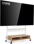 FITUEYES, Szafka TV, 100 cali, 850x600 mm, koła ruchome, kółka TV na ekran od 70 do 100 Kółek TV Chariot Wysokość