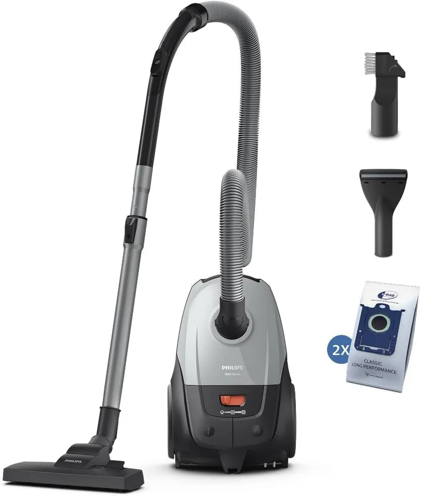 PHILIPS odkurzacz ręczny, XD2142 / 12 Odkurzacz, 3 l, 800 W, płyta IPS, szary, przechwytywanie 99, 9%, filtr HEPA XD2142/12