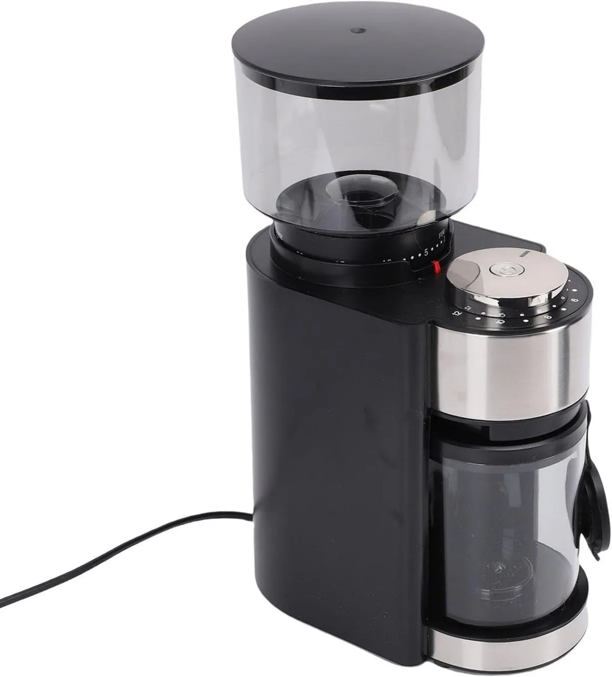 Generic, Mill EU 220 V, młyn do ziaren kawy, 220 V, 250 g, profesjonalny, stal nierdzewna, do domu i biura