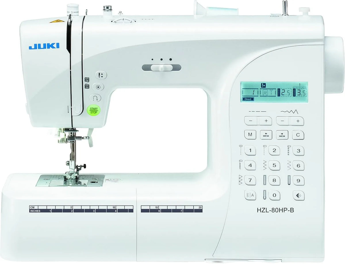 JUKI elektroniczna maszyna do szycia, HZL- 80HP- B Maszyna do szycia, Elektryczna maszyna do szycia, 40 x 18, 8 x 29 cm, biały, HZL-80HP-B