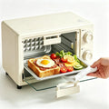 Generic mini piekarnik, Piec elektryczny, 10 l, 800 W, 80 do 230°C, licznik czasu, grill, 2 strefy temperatury, sterowanie z 2 przyciskami, antypoparzenia, do housea