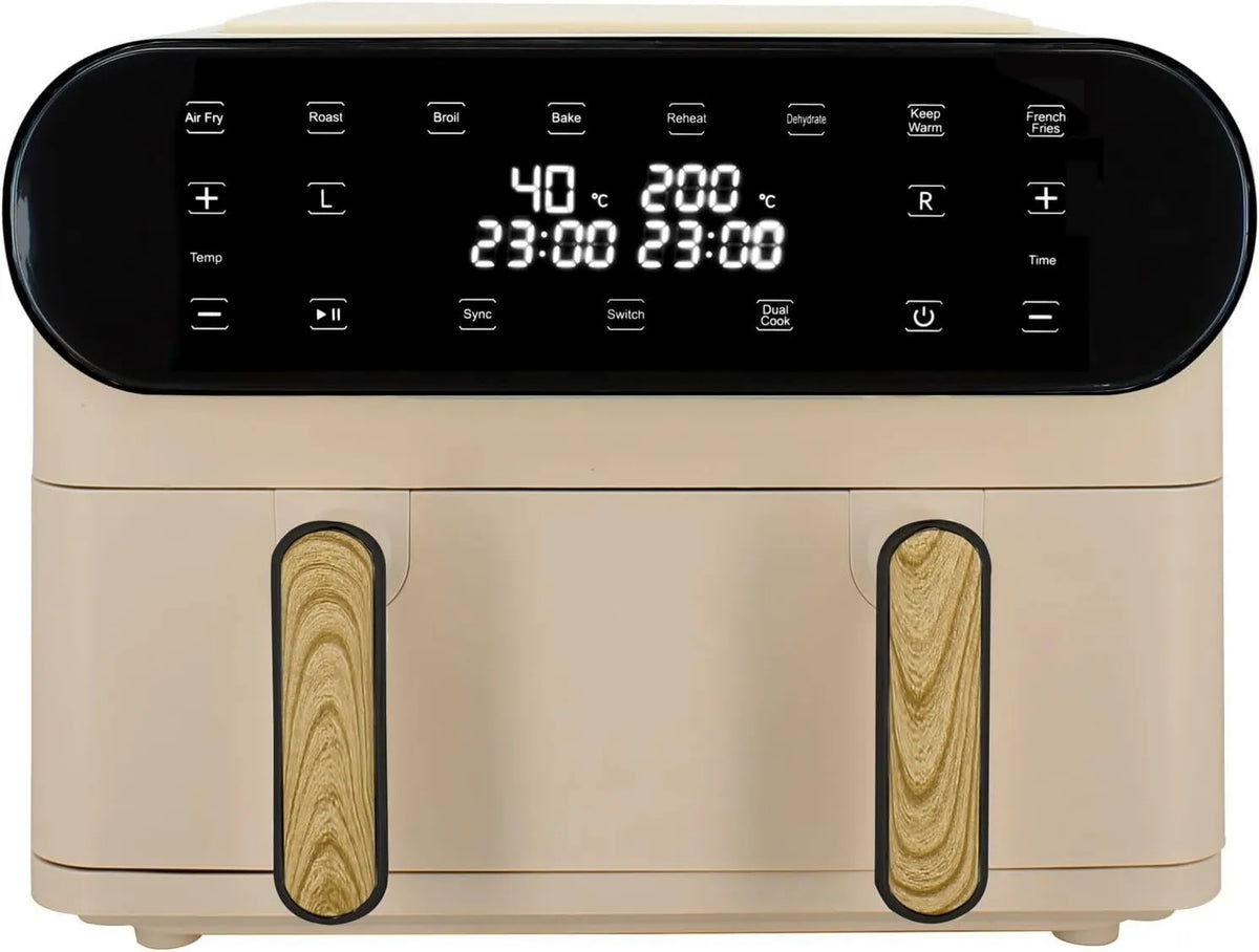 MENASTYL frytkownica beztłuszczowa, 11 l, 6 programów, 40 do 200°C, dotyk, grill, 6- Programy dotykowe LED ekran, zdrowe i szybkie gotowanie 40- 200°C