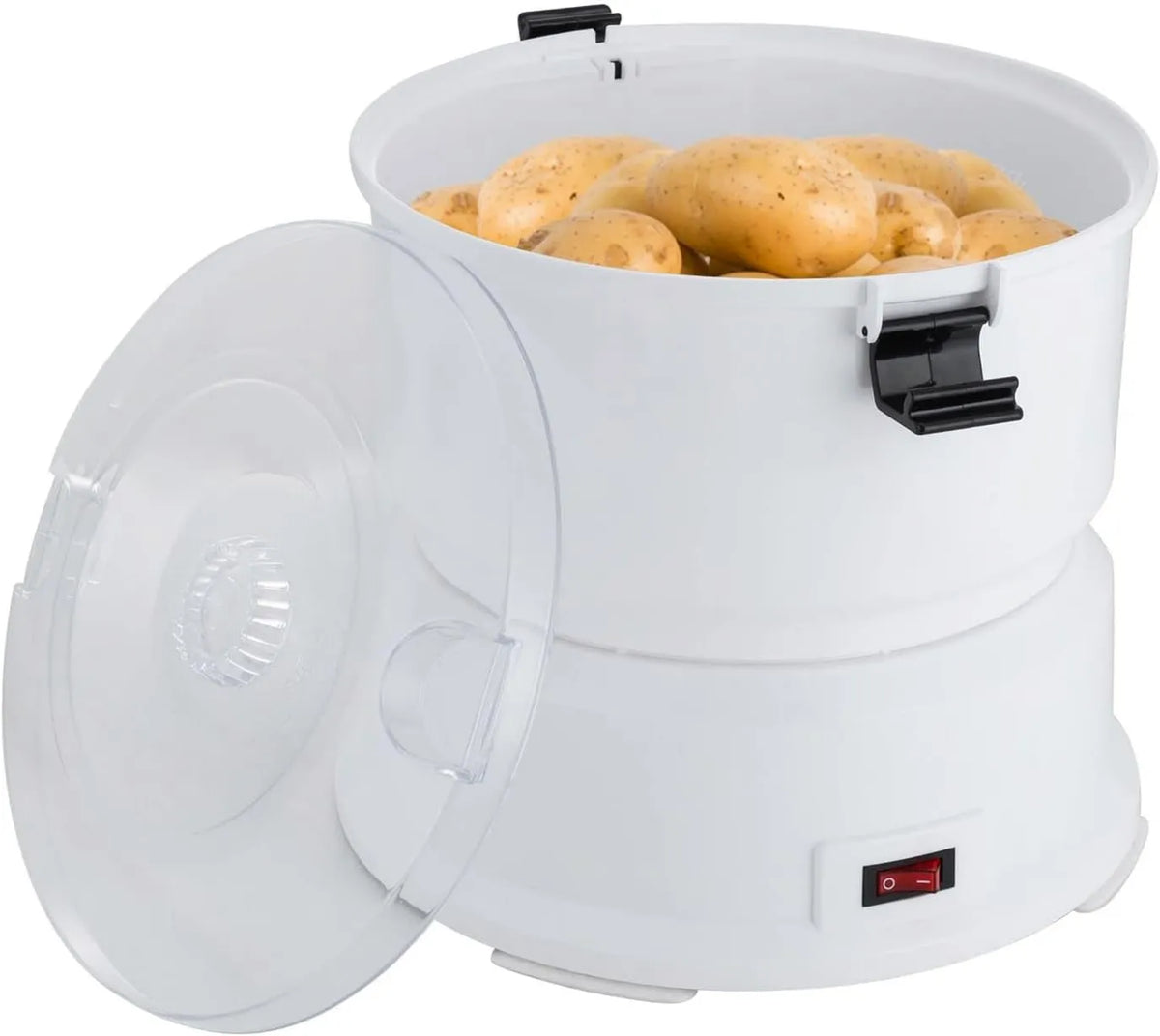 RjcdOPL, P01 Fast food, dla kuchni, Elektryczne jabłka obieracza 85 W, Szybkie obieranie 2 do 4 minut, Duża pojemność 0, 8 kg, Restauracje