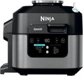 NINJA, 10- in-1 ON500EU Elektryczny piekarnik, 7 l, grill, para, czarny, Szybki piec Speedi, Posiłki dla 4 w 15 minut, 7 l ON500EU, Air frytkownica, Frit 10-en-1