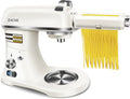 Maszynka do makaronu, 1,7 kg, 0,3 mm, Zestaw wałków do makaronu i nasadka do cięcia, zestaw do miksera stojącego ZACME, ściągacz do spaghetti