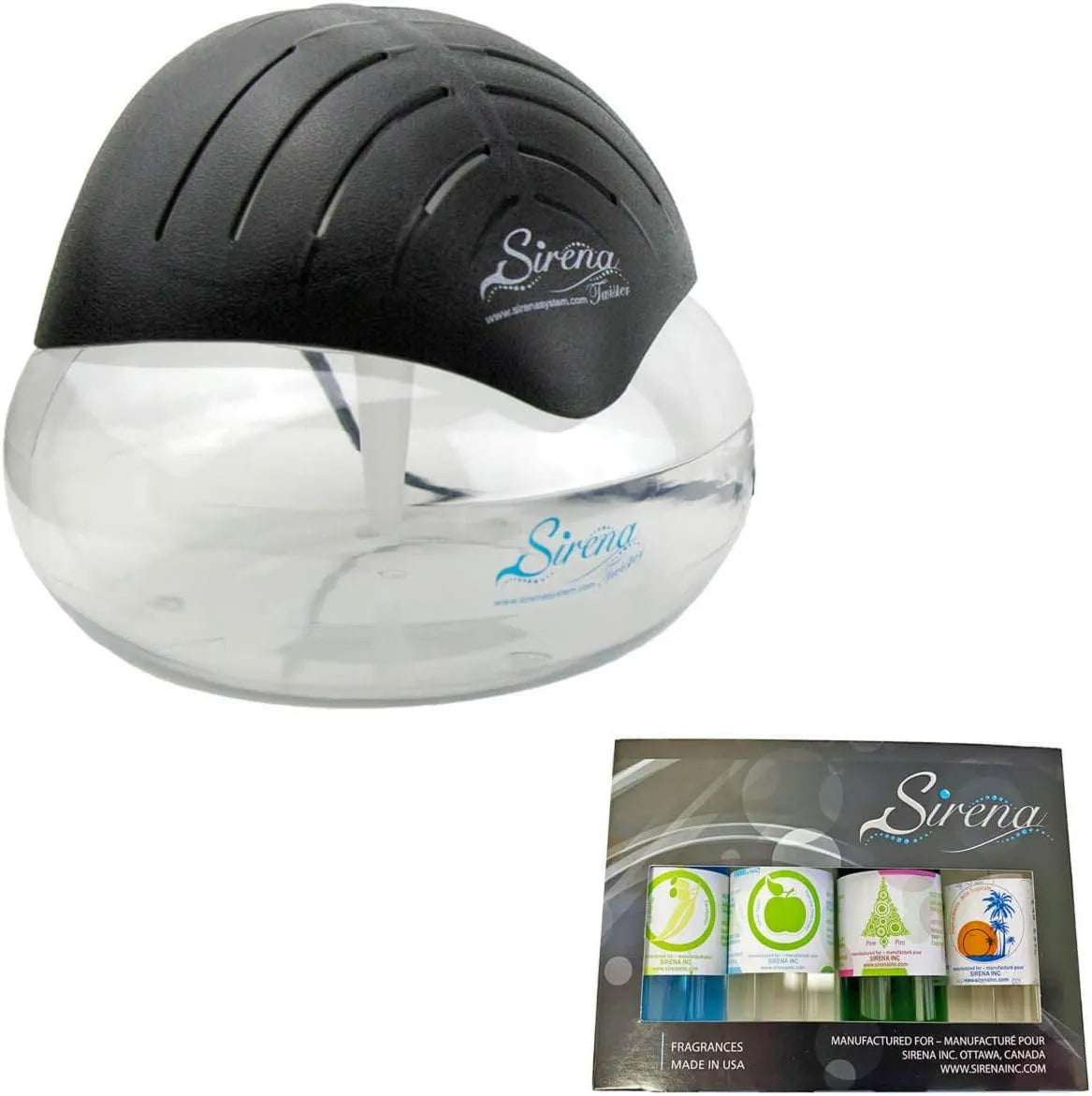 Sirena oczyszczacz powietrza, Oczyszczarka powietrza, Czarny, Twister Deluxe Pack czarny