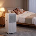 WOMGKDA klimatyzator przenośny, Klimatyzator UK 3 24h, 48 dB, zegar, cisza, Plug BS 1 6 11000 Btu
