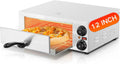 FOHERE piec do pizzy, Elektryczny mini piekarnik do pizzy, stojący na zimno, ciasto, profesjonalny, Moc 2000 Watts, Niezależna temperatura skarbca i La Sole do