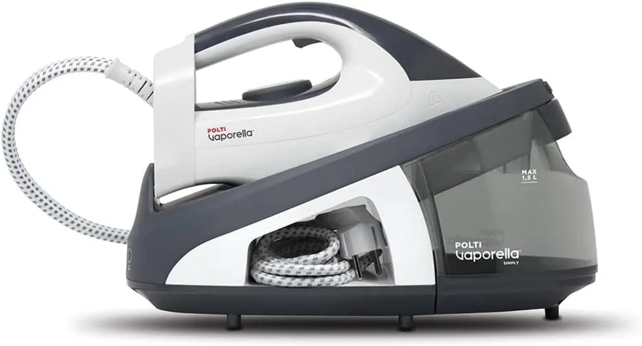 Polti generator pary, VS10.10 Generator, 1, 5 l, 6, 5 BAR, duży zbiornik, para, funkcja ogrzewania, biały