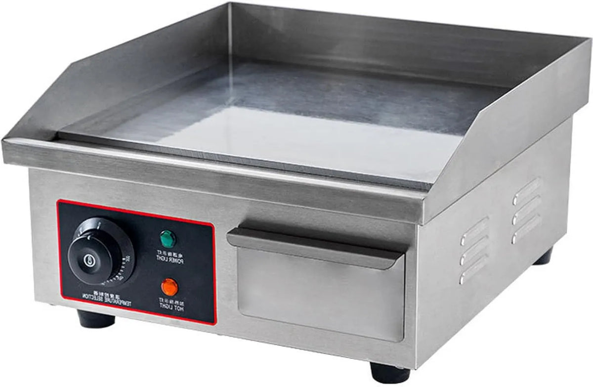 RUYICZB grill elektryczny, 220- 240 V Grill, Plancha, 1500 W, 240 V, Grill, profesjonalny, stal nierdzewna 220-240 V